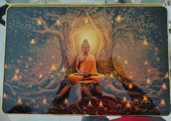 buddha resin frame