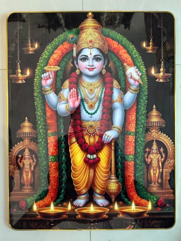 krishna guruvayoorappa resin frame