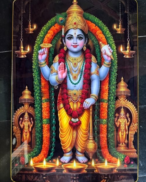 krishna guruvayoorappa resin frame