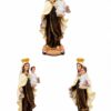 12 Our Lady with Infant Jesus Resin Statue – 1 FT Crowned Mother Mary Religious Figurine