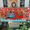 Krishna Ananthashayanam Kerala Mural Art Panel | 19 x 38 Inch