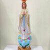 Crowned Virgin Mary Prayer Statue | 17 Inch