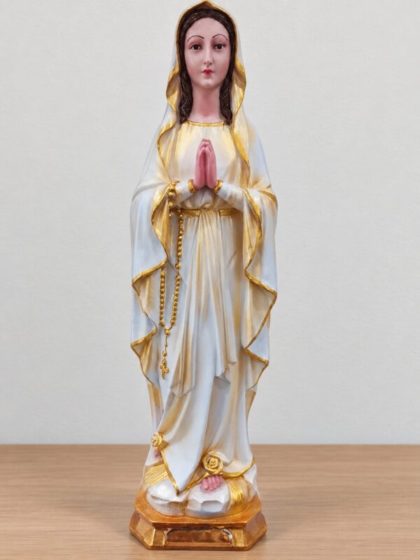 18 Inch Mother Mary Praying Statue | Blessed Virgin Mary Resin Religious Figurine for Home, Church & Prayer Room
