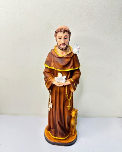 Saint Francis of Assisi Statue with Doves – Catholic Religious Statue | 1 FT