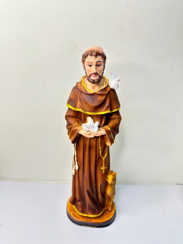 Saint Francis of Assisi Statue with Doves – Catholic Religious Statue | 1 FT