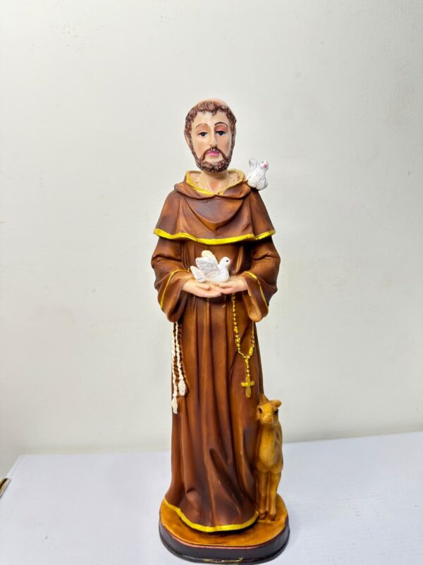 Saint Francis of Assisi Statue with Doves – Catholic Religious Statue | 1 FT