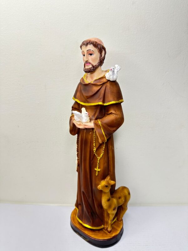 Saint Francis of Assisi Statue with Doves – Catholic Religious Statue | 1 FT