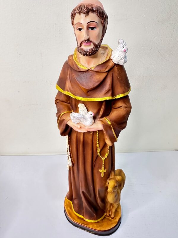 Saint Francis of Assisi Statue with Doves – Catholic Religious Statue | 1 FT
