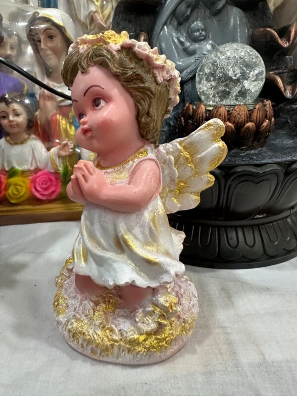 6 Inch Praying Guardian Angel Statue Pair