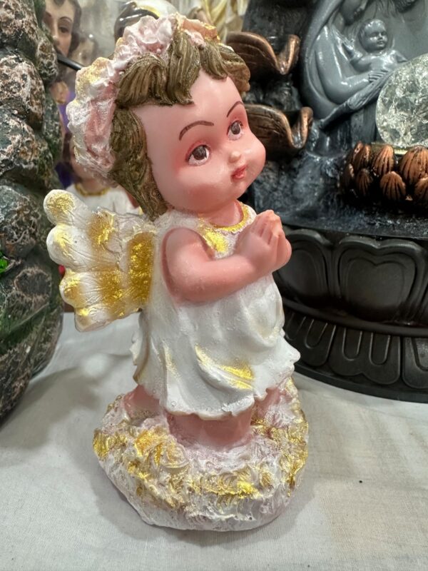 6 Inch Praying Guardian Angel Statue Pair