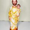 17 Inch St. Joseph with Infant Jesus Statue | Saint Joseph Resin Religious Figurine for Home, Church & Prayer Room