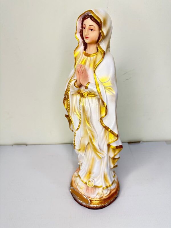 17 Inch Mother Mary Praying Statue | Blessed Virgin Mary Resin Religious Figurine for Home, Church & Prayer Room