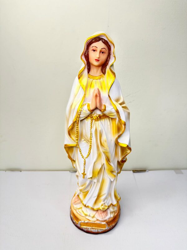 17 Inch Mother Mary Praying Statue | Blessed Virgin Mary Resin Religious Figurine for Home, Church & Prayer Room