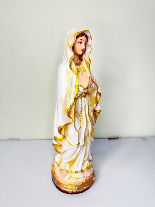 17 Inch Mother Mary Praying Statue | Blessed Virgin Mary Resin Religious Figurine for Home, Church & Prayer Room