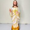 19 Inch Sacred Heart of Jesus Statue | Divine Mercy Inspired Resin Religious Figurine for Home, Church & Prayer Room