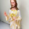 19 Inch Sacred Heart of Jesus Statue | Divine Mercy Inspired Resin Religious Figurine for Home, Church & Prayer Room