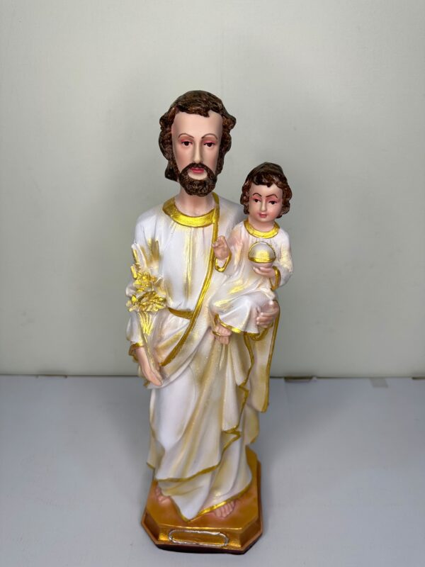 WhatsApp Image 2026-08-04 at 12.40.54 PM (1) 18 Inch St. Joseph with Infant Jesus Statue | Saint Joseph Resin Religious Figurine for Home, Church & Prayer Room - Copy