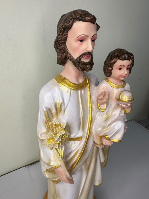 WhatsApp Image 2026-08-04 at 12.40.55 PM (1) 18 Inch St. Joseph with Infant Jesus Statue | Saint Joseph Resin Religious Figurine for Home, Church & Prayer Room - Copy