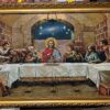 WhatsApp Image 2026-08-07 at 3.09.11 PM The Last Supper Religious Wall Cloth Frame | 33 x 19 Inch