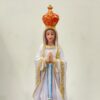 Crowned Virgin Mary Prayer Statue | 17 Inch
