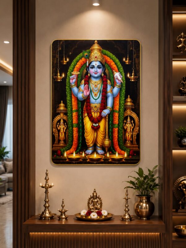 WhatsApp Image 2026-08-17 at 2.05.30 PM Guruvayurappan Krishna Resin Wall Frame 32 x 22 inch | Premium Lord Krishna Religious Wall Decor