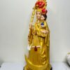 Velankanni Matha with Infant Jesus – Golden Finish Statue  | 1 1/4 FT