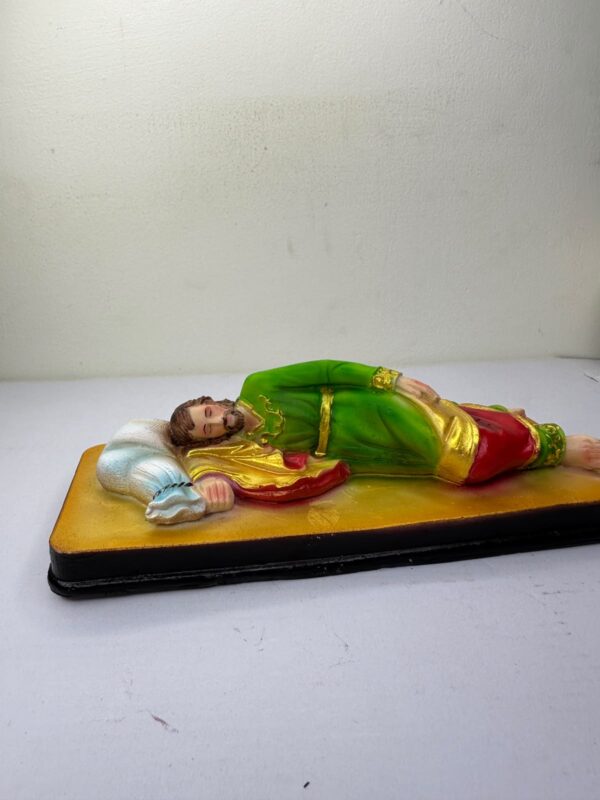 Sleeping Saint Joseph Statue  | Catholic Religious Idol | 9 Inch