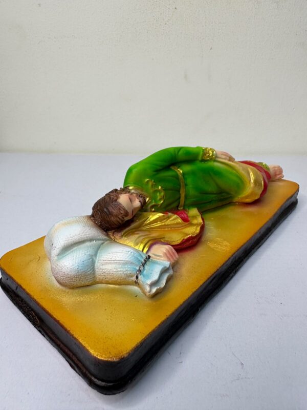 Sleeping Saint Joseph Statue  | Catholic Religious Idol | 9 Inch