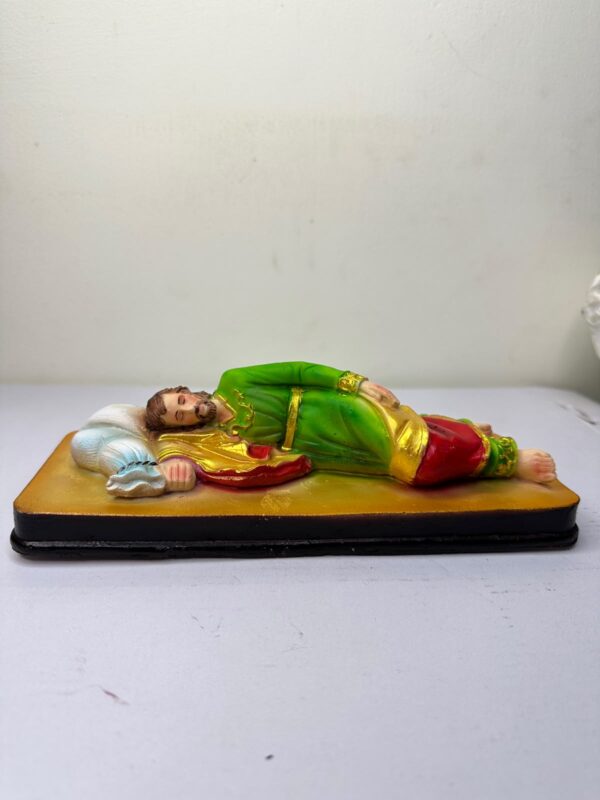 Sleeping Saint Joseph Statue  | Catholic Religious Idol | 9 Inch