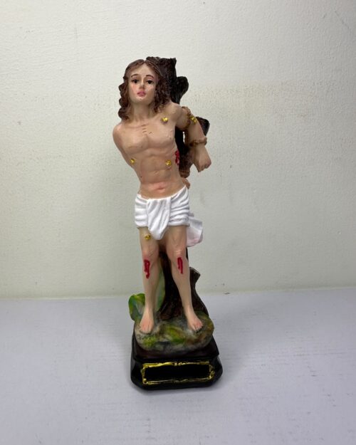St. Sebastian Statue – Catholic Patron Saint Religious Decorative Statue | 8 Inch