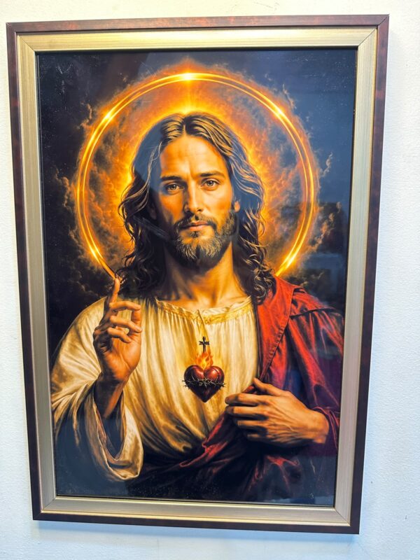 WhatsApp Image 2026-08-21 at 4.35.33 PM Sacred Heart of Jesus Religious Wall Art – Divine Mercy Jesus Spiritual Artwork | 14 x20 Inch