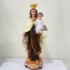 ddd Our Lady with Infant Jesus Resin Statue – 1 FT Crowned Mother Mary Religious Figurine