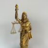 gold4 Goddess of Justice Statue – All-Gold Lady Justice Figurine with Scales and Sword N 14 | 11 Inch