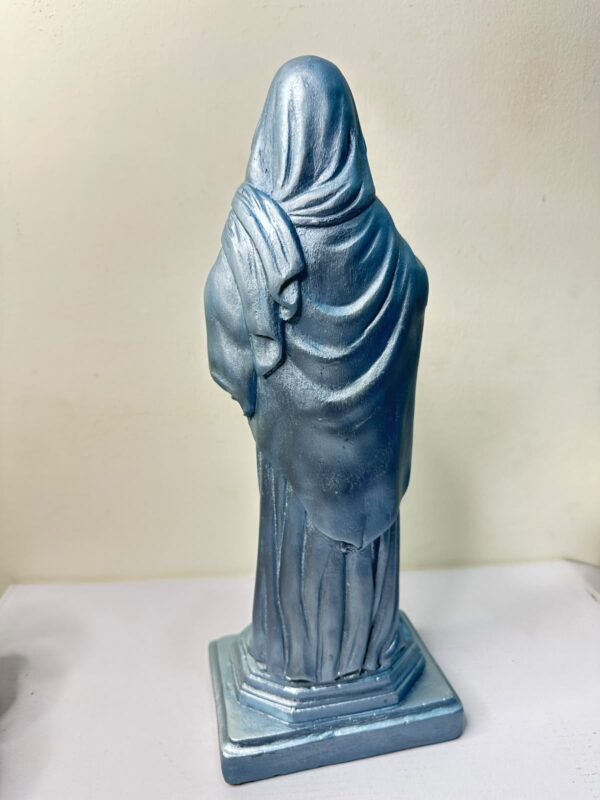 Mother of Kreupasanam Silver Finish Statue | 13 Inch
