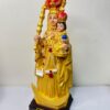 med2 Velankanni Matha with Infant Jesus – Golden Finish Statue 1 FT