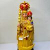med3 Velankanni Matha with Infant Jesus – Golden Finish Statue 1 FT