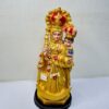 Velankanni Matha with Infant Jesus – Golden Finish Statue  | 9 Inch