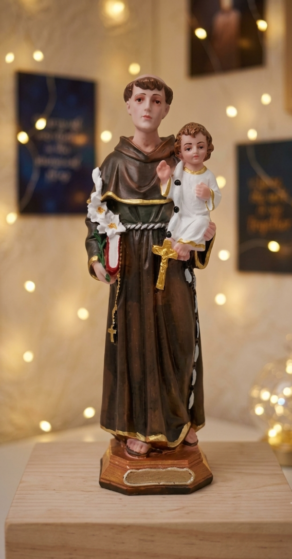 St.Antony with Child Jesus Statue | 12 Inch