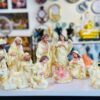 Nativity Christmas Crib Set – Complete Baby Jesus Manger Scene with Holy Family, Shepherds, Wise Men & Animals B 2 | 8 Inch