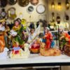 MC Nativity Christmas Crib Set – Complete Baby Jesus Manger Scene with Holy Family, Shepherds, Wise Men & Animals B 1| 10 Inch