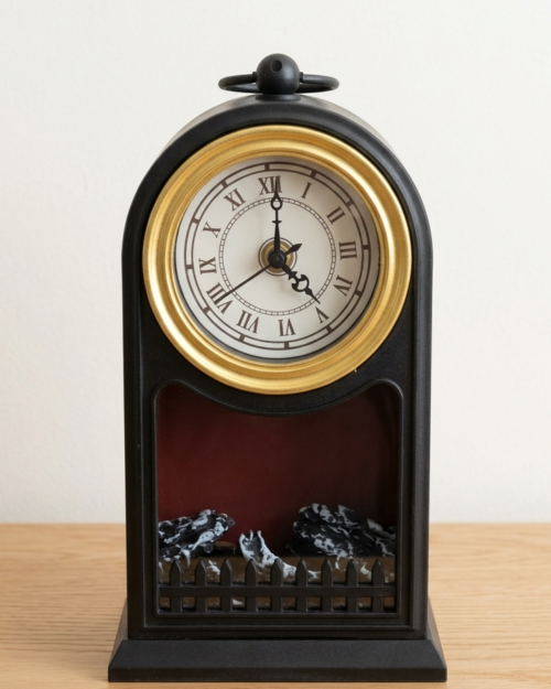 Vintage Mantel Table Clock – Classic Roman Numeral Decorative Clock with Elegant Gold Finish N 10 | 10 Inch