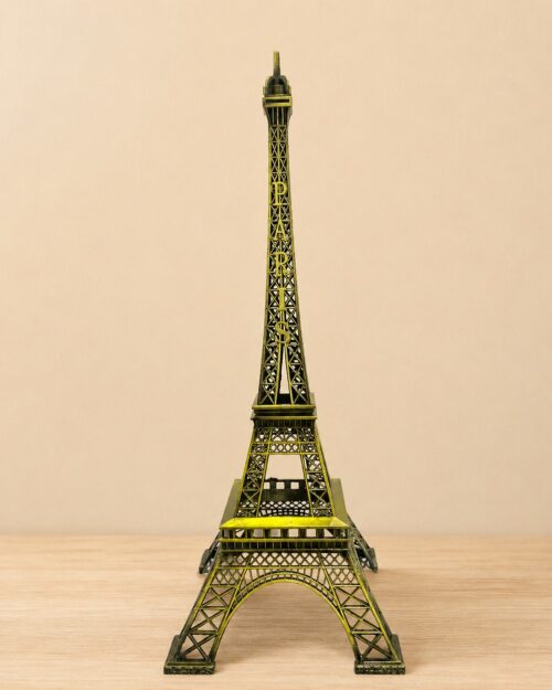 Paris Eiffel Tower Decorative Replica – Antique Gold Metal Finish  N 46 | 15 Inch