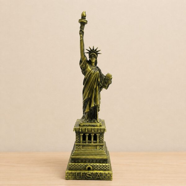 WhatsApp Image 2026-09-08 at 12.04.54 PM Statue of Liberty Miniature Decorative Souvenir – Golden USA Landmark Tabletop Model N 45 | 13 Inch