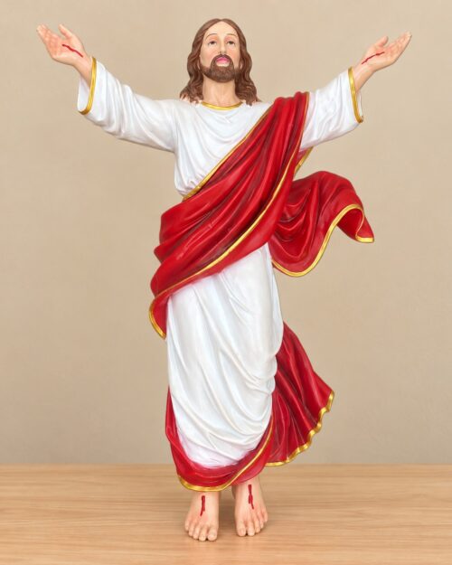 Risen Jesus Christ Ascending Statue | 18 Inch Wall Hanging