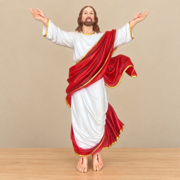 Risen Jesus Christ Ascending Statue | 18 Inch Wall Hanging