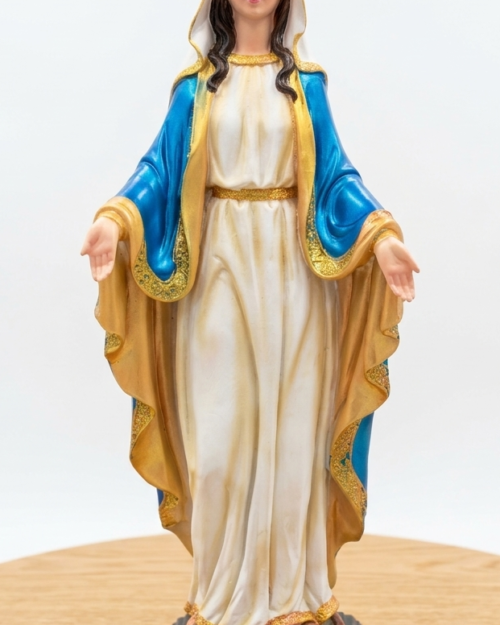 Our Lady of Grace Statue – Blue, White & Gold | 2 FT