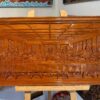 LS SQ Last Supper Premium Wooden Wall Carving – Jesus Christ and the Twelve Apostles | 3 FT