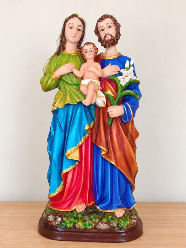 Holy Family Statue  – Jesus, Mary & Joseph Christian Religious Family Statue Multi | 18 Inch