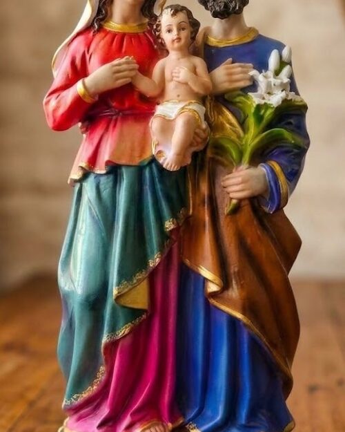 Holy Family Statue  – Jesus, Mary & Joseph Christian Religious Family Statue Multi | 18 Inch