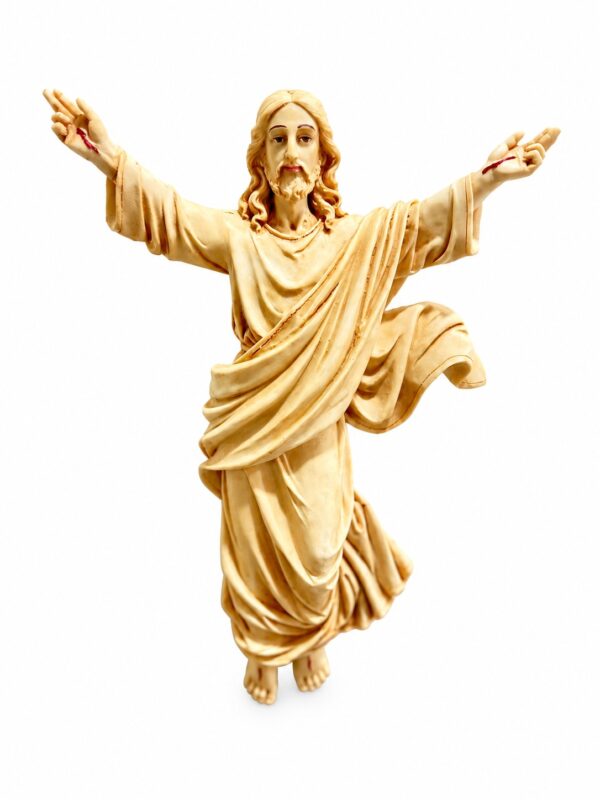 r n Risen Jesus Christ Statue – Resurrection Jesus with Open Arms | 18 Inch
